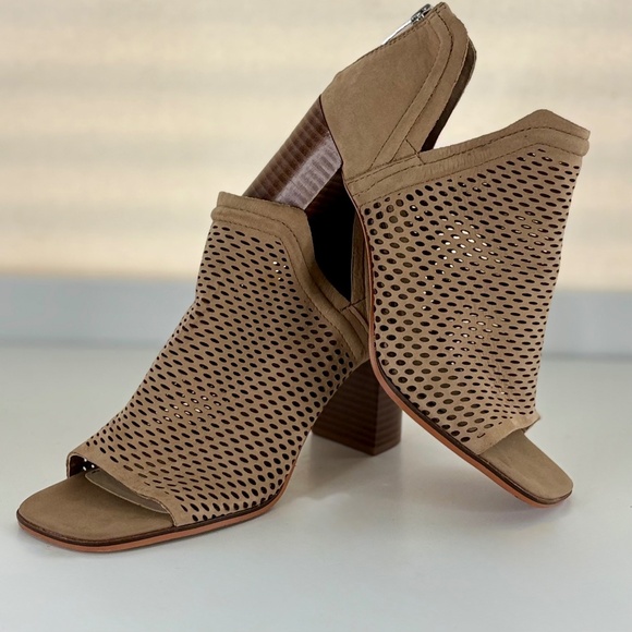 Vince Camuto Kensa Peep-toe Booties - Picture 1 of 5